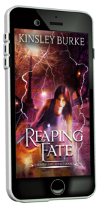 Reaping Fate mobile book cover. Book 5 of the Reaping Fate series